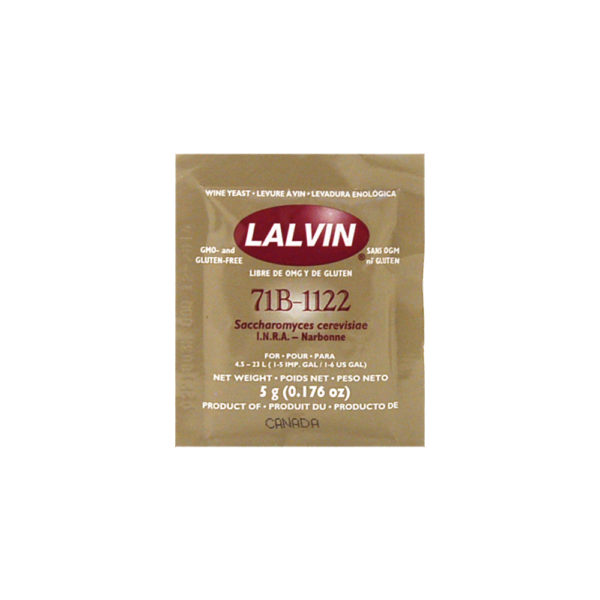 Lalvin 71B-1122 wine yeast