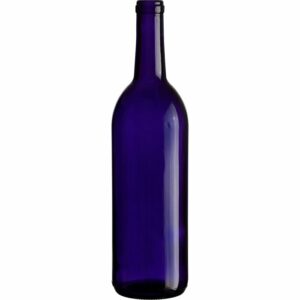 750 ML Bordeaux Bottle – Cobalt Blue