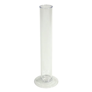 10 Inch plastic test jar