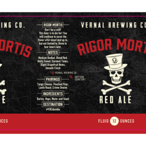 Vernal Brewing Rigor Mortis Red Ale