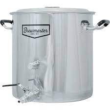 8.5 Gallon Stainless Brew Kettle w/ 2 ports